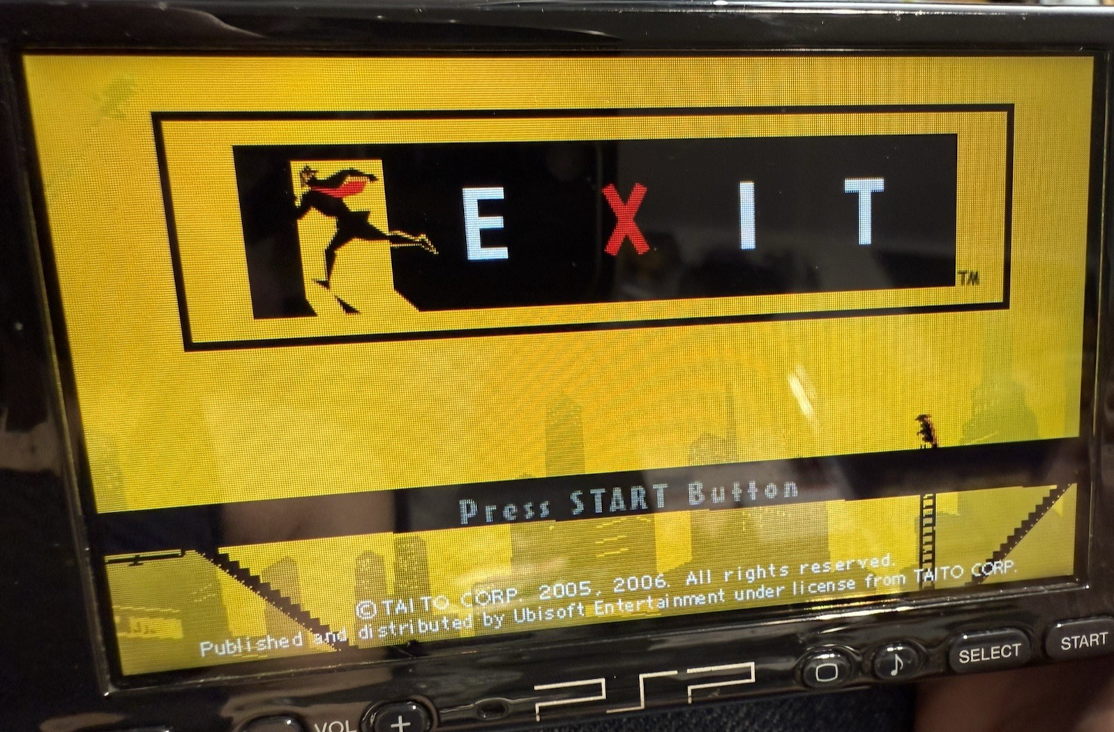 Exit (Sony PSP, 2006) Game Case Manual - Tested and Working