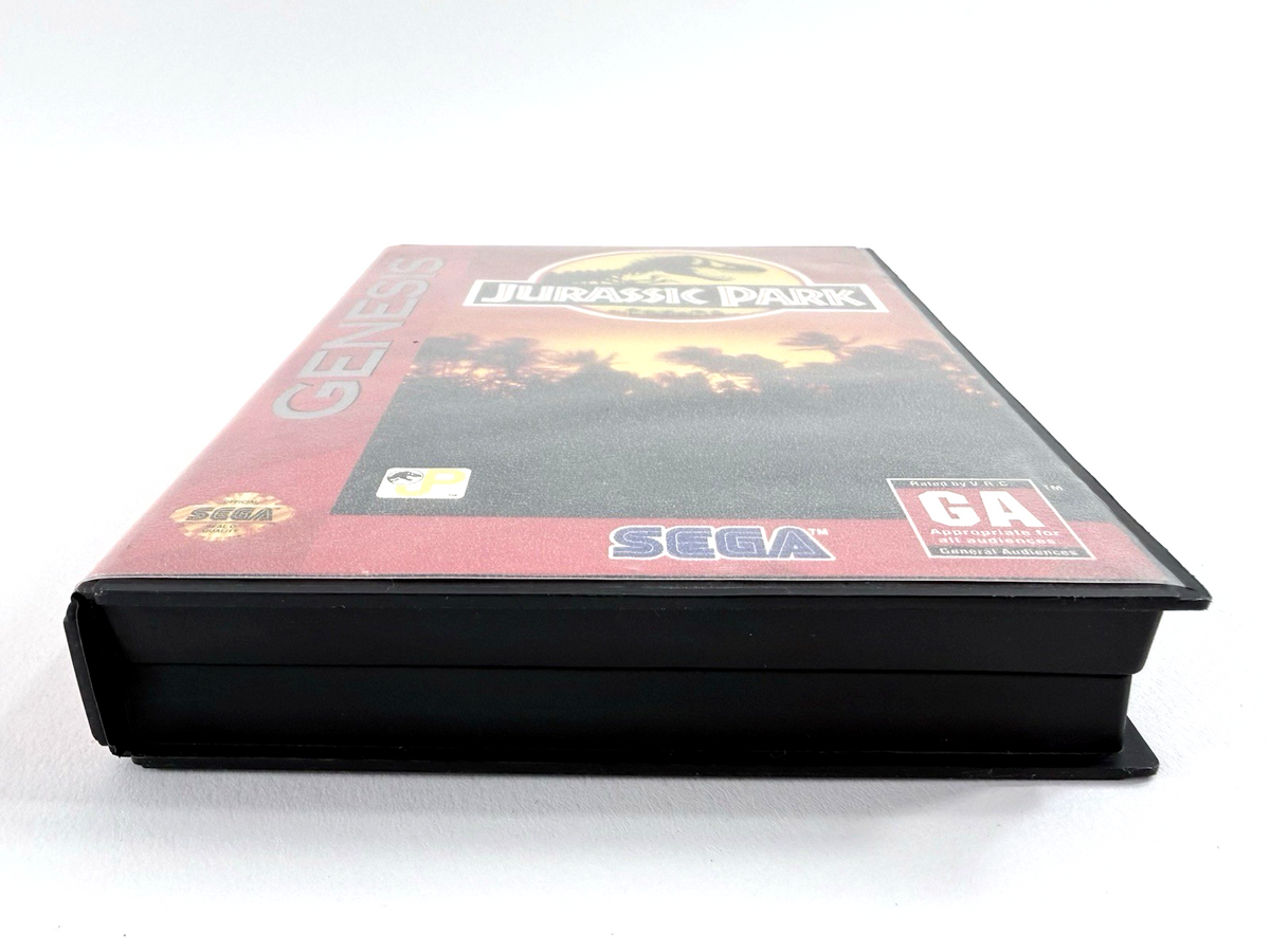 Jurassic Park (Sega Genesis, 1993) Original Case and Manual Only - No Game