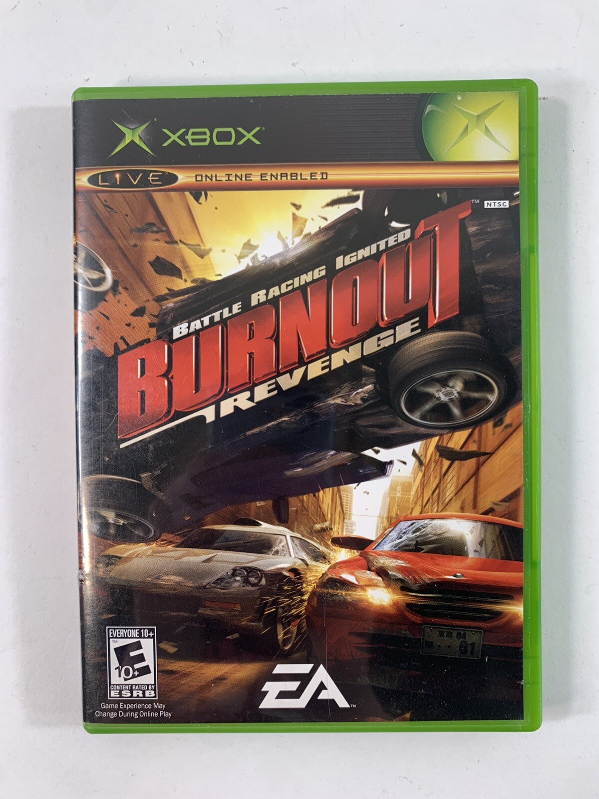 Burnout Revenge (Microsoft Xbox, 2005) Game Case Manual - Complete
