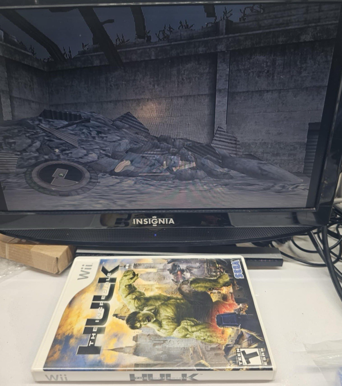 The Incredible Hulk (Nintendo Wii, 2008) Game Case Manual - Tested and Working