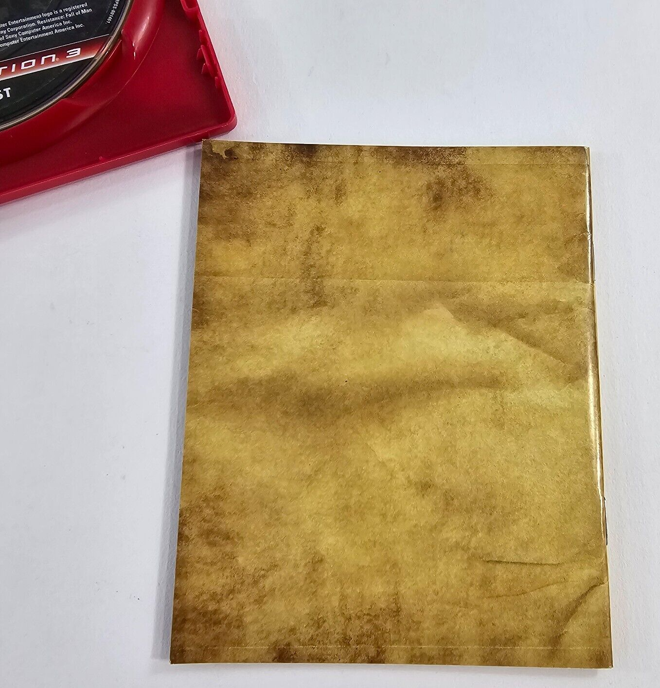 Resistance: Fall of Man (PlayStation 3, 2006) Game Case Manual Insert - Tested