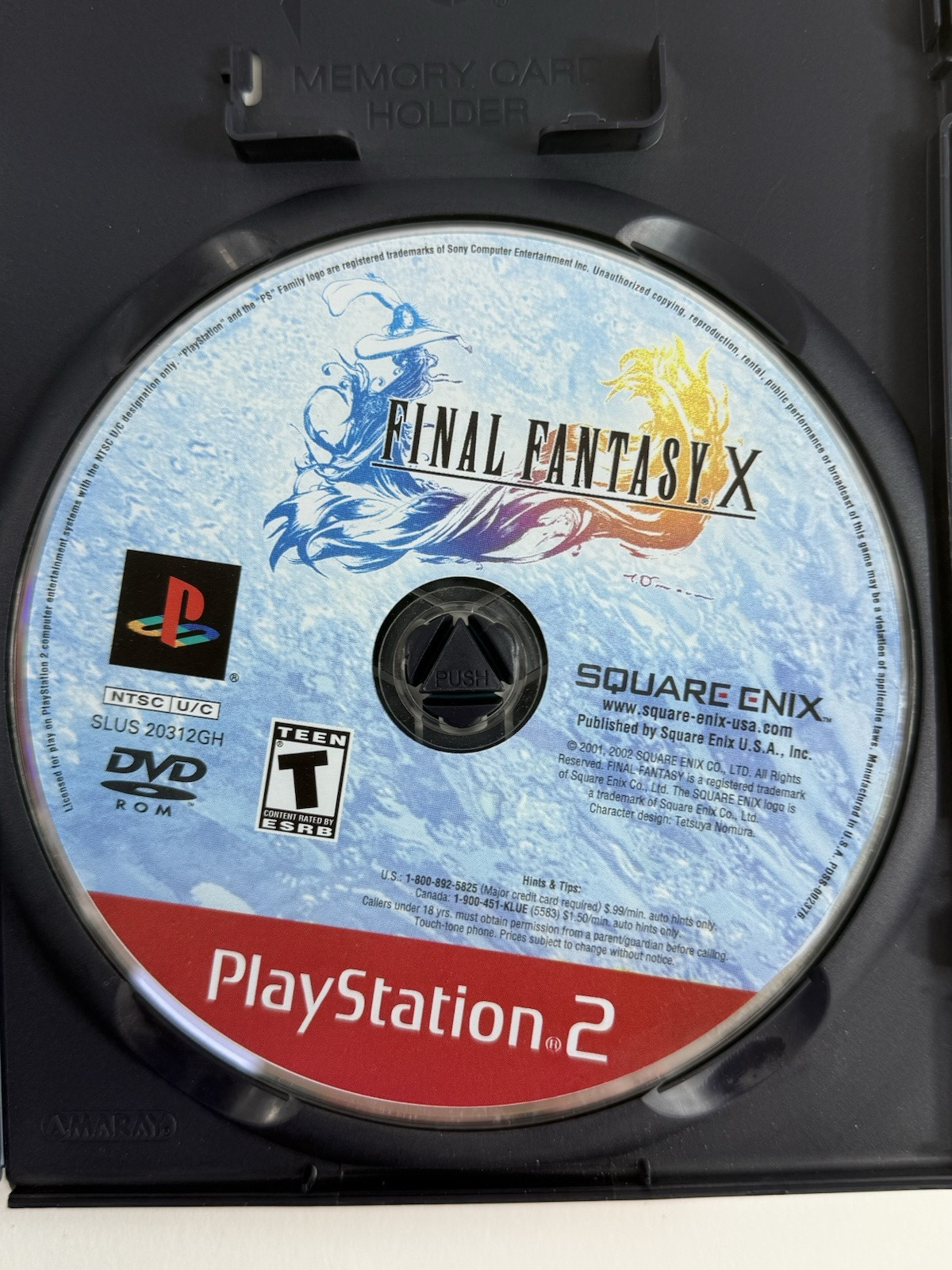 Final Fantasy X (PlayStation 2, 2001) Game Case Manual - Tested And Working