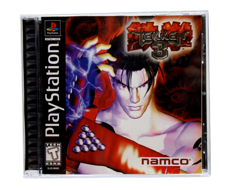 Tekken 3 (Sony PlayStation 1, 1998) Game Case Manual Registration - Tested
