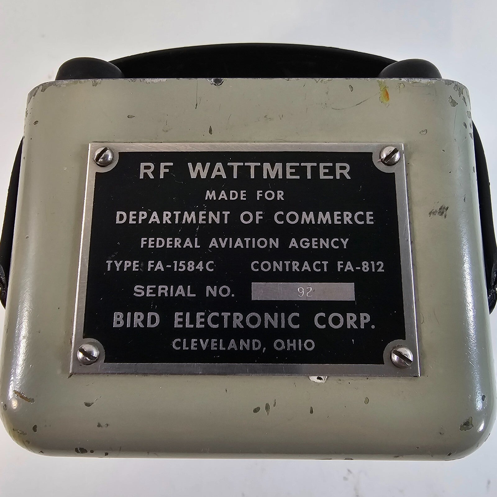 Bird Thruline FA-1584C RF Wattmeter - 50 Ohm Bird Electronic Corporation