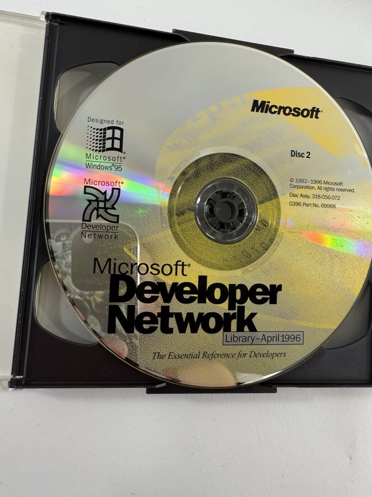 Microsoft Development Network 1995/96 Software Bundle with Visual C++ And Keys