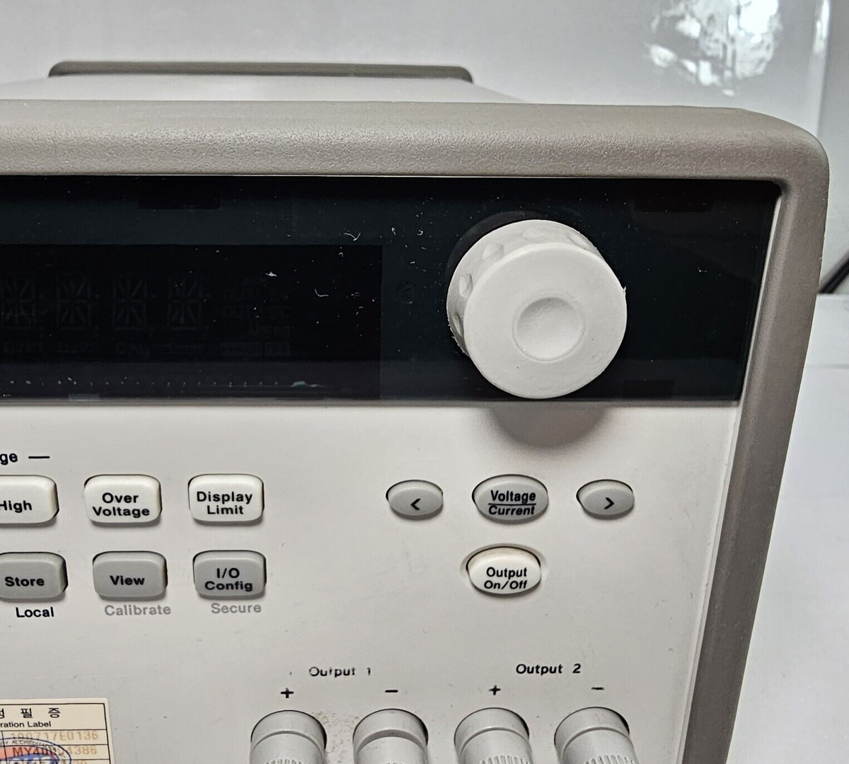 Agilent E3648A Dual Output DC Power Supply 0-8V,5A/0-20V,2.5A - Tested - 4386