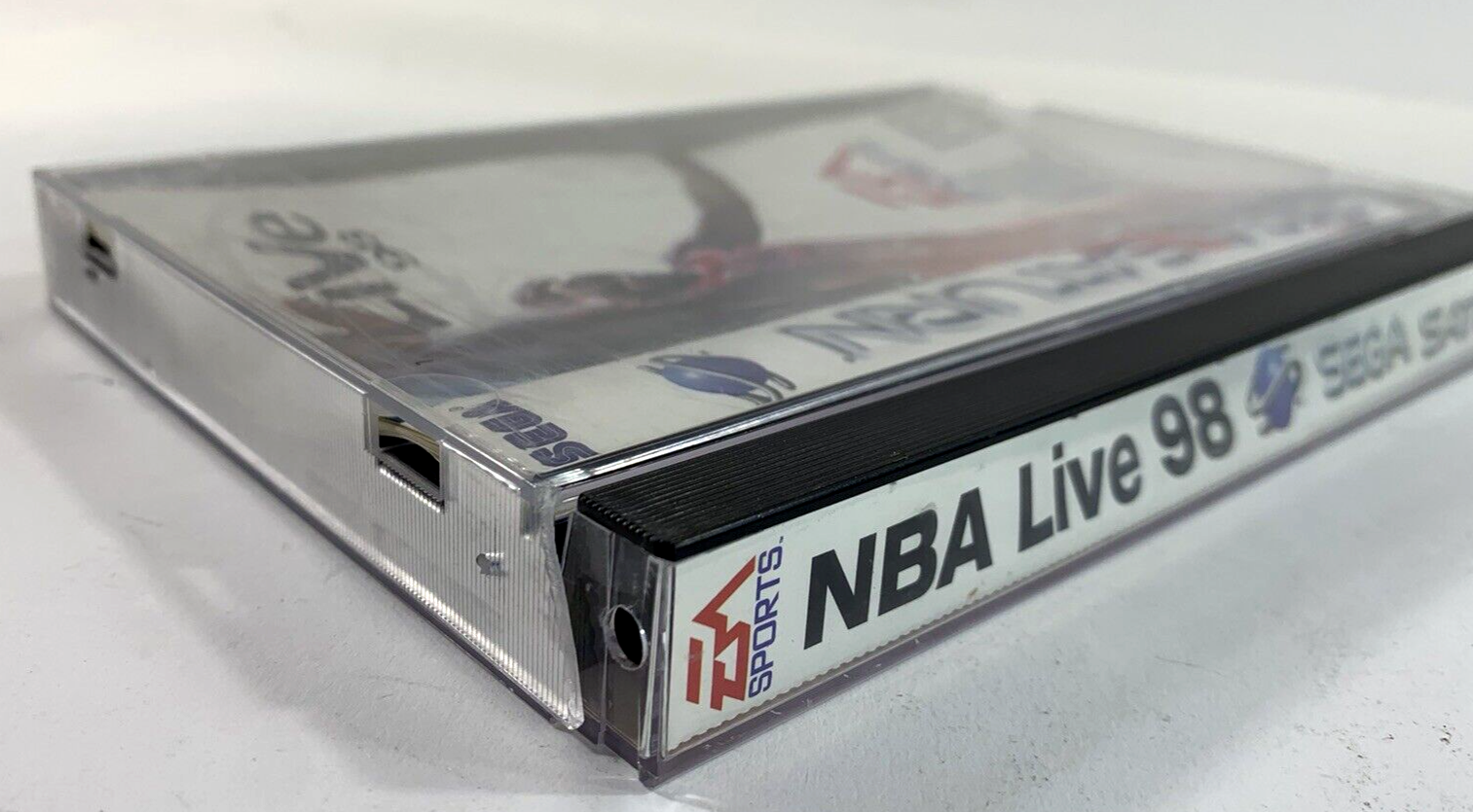 NBA Live 98 (Sega Saturn, 1997) Game Case Manual - Tested and Working