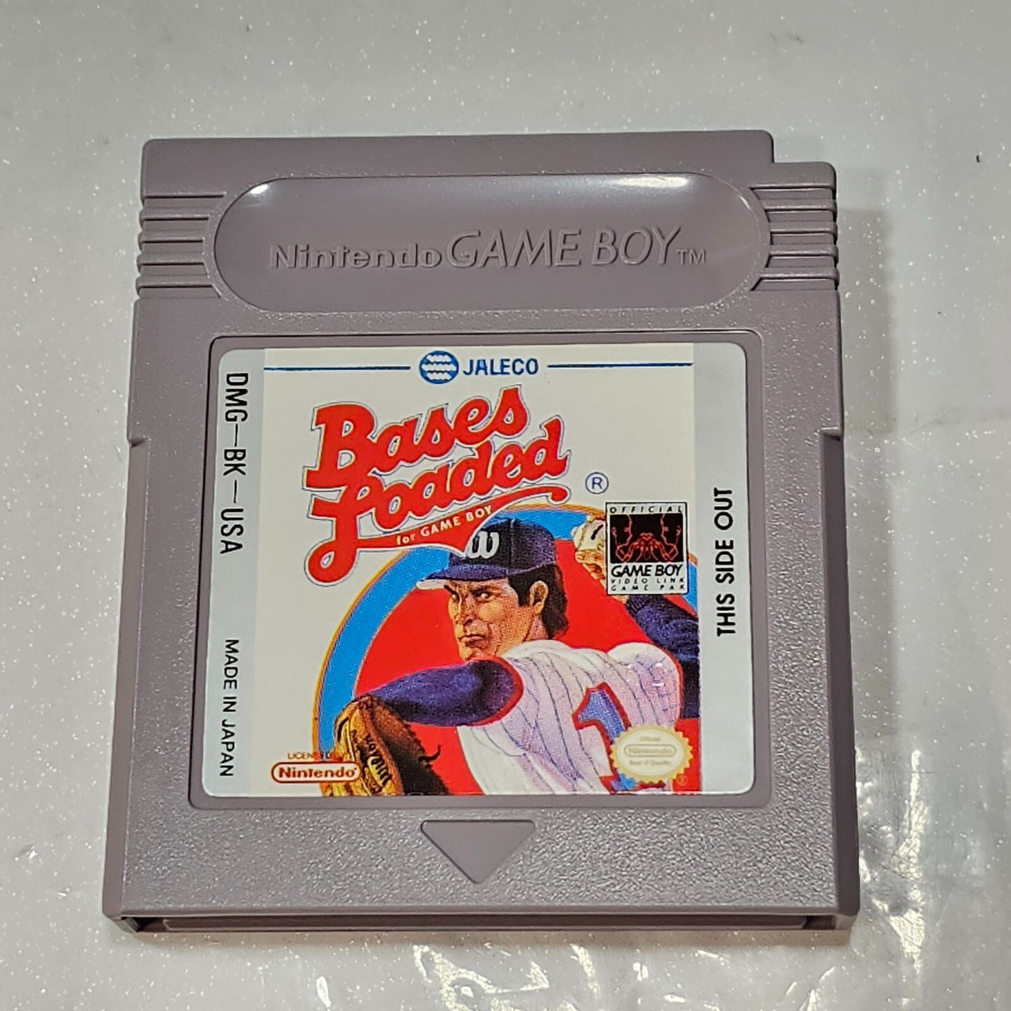 Bases Loaded (GameBoy, 1990) Game Box Manual Inserts Poster Registration -Tested
