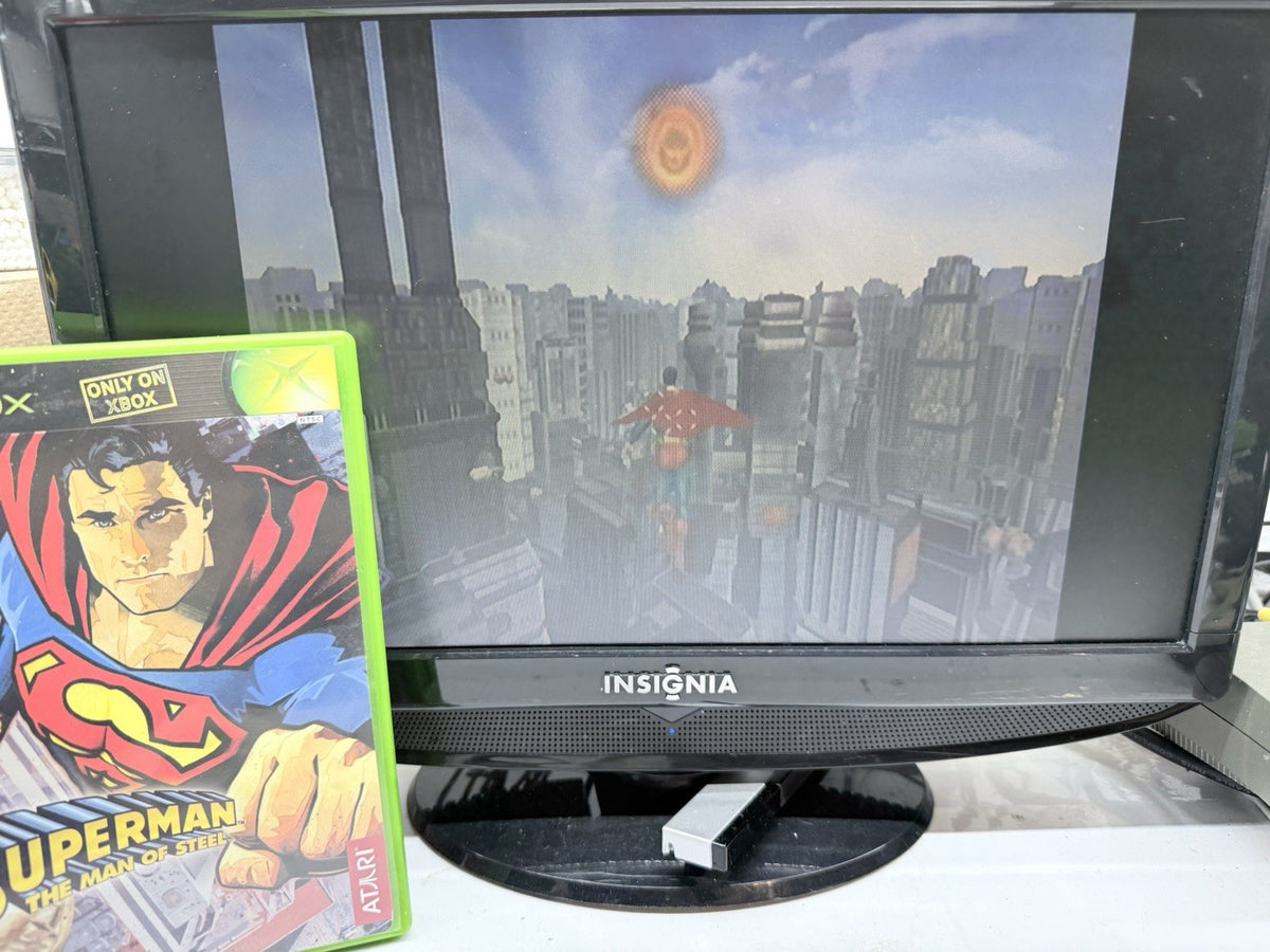 Superman: The Man of Steel (Xbox, 2002) Game Case Manual Insert - Tested