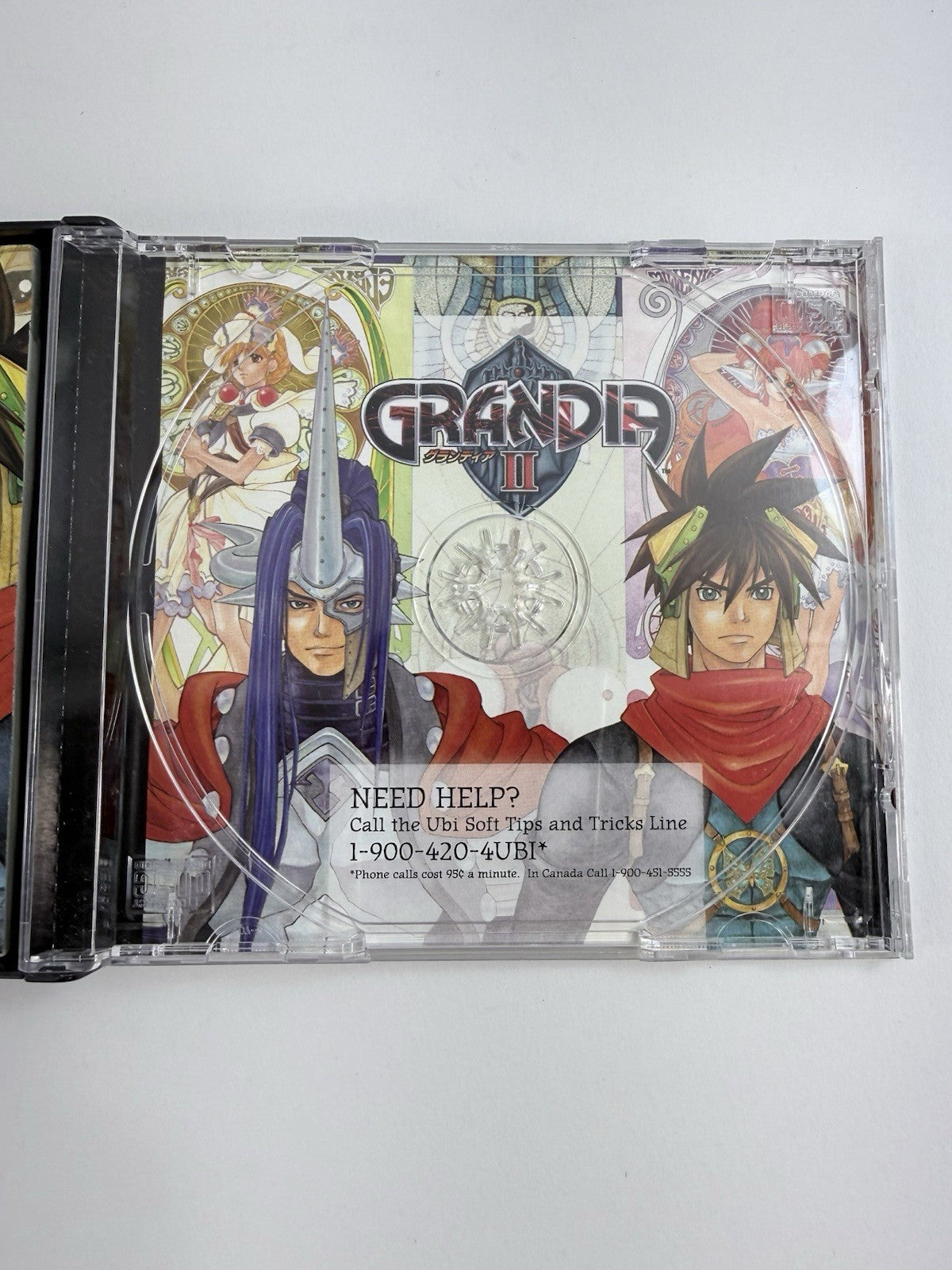 Grandia II (Sega Dreamcast, 2000) Game, Case, Manual, Soundtrack, Registration