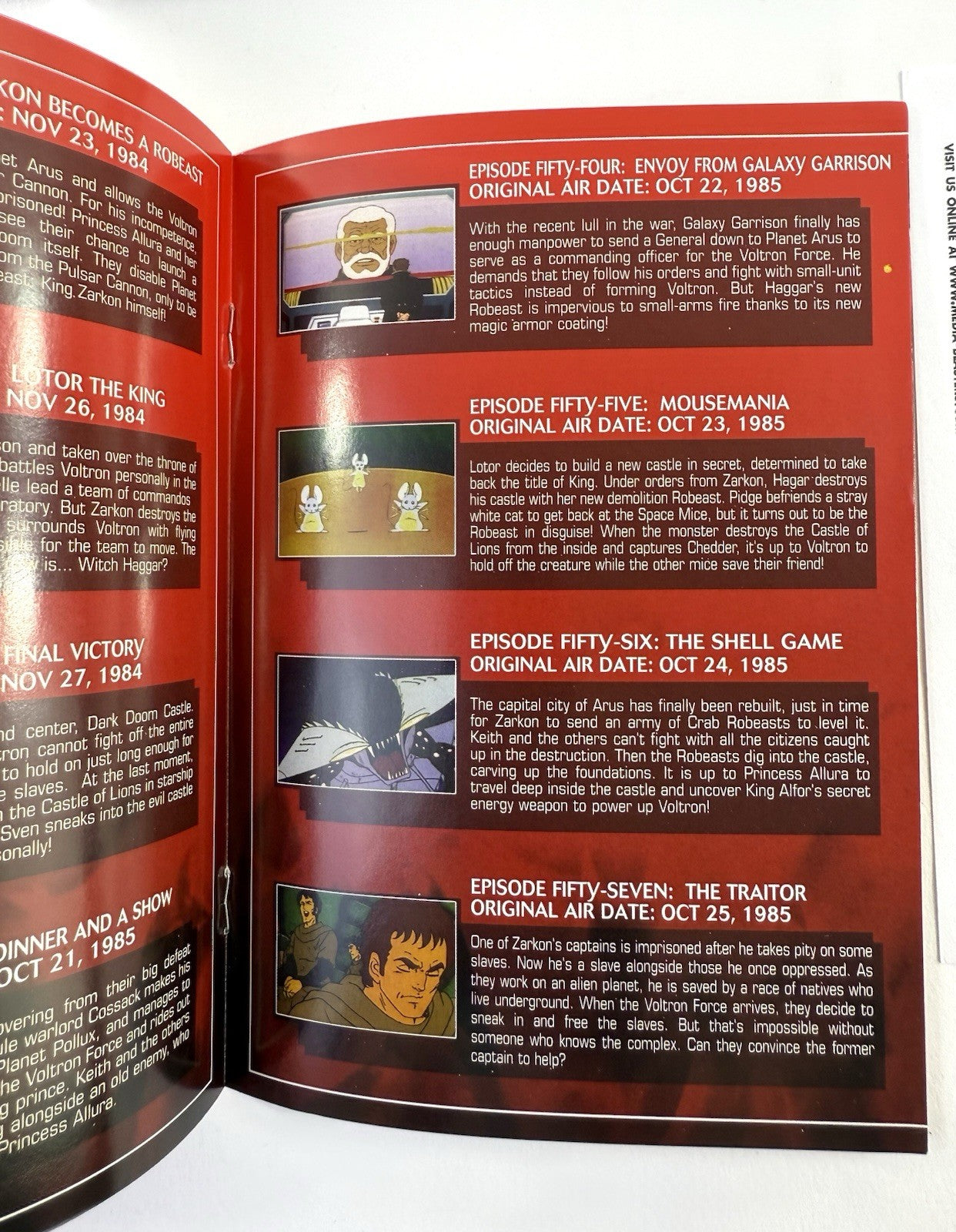 Voltron Defender of the Universe: Collection Four - Red Lion (DVD, 2007)