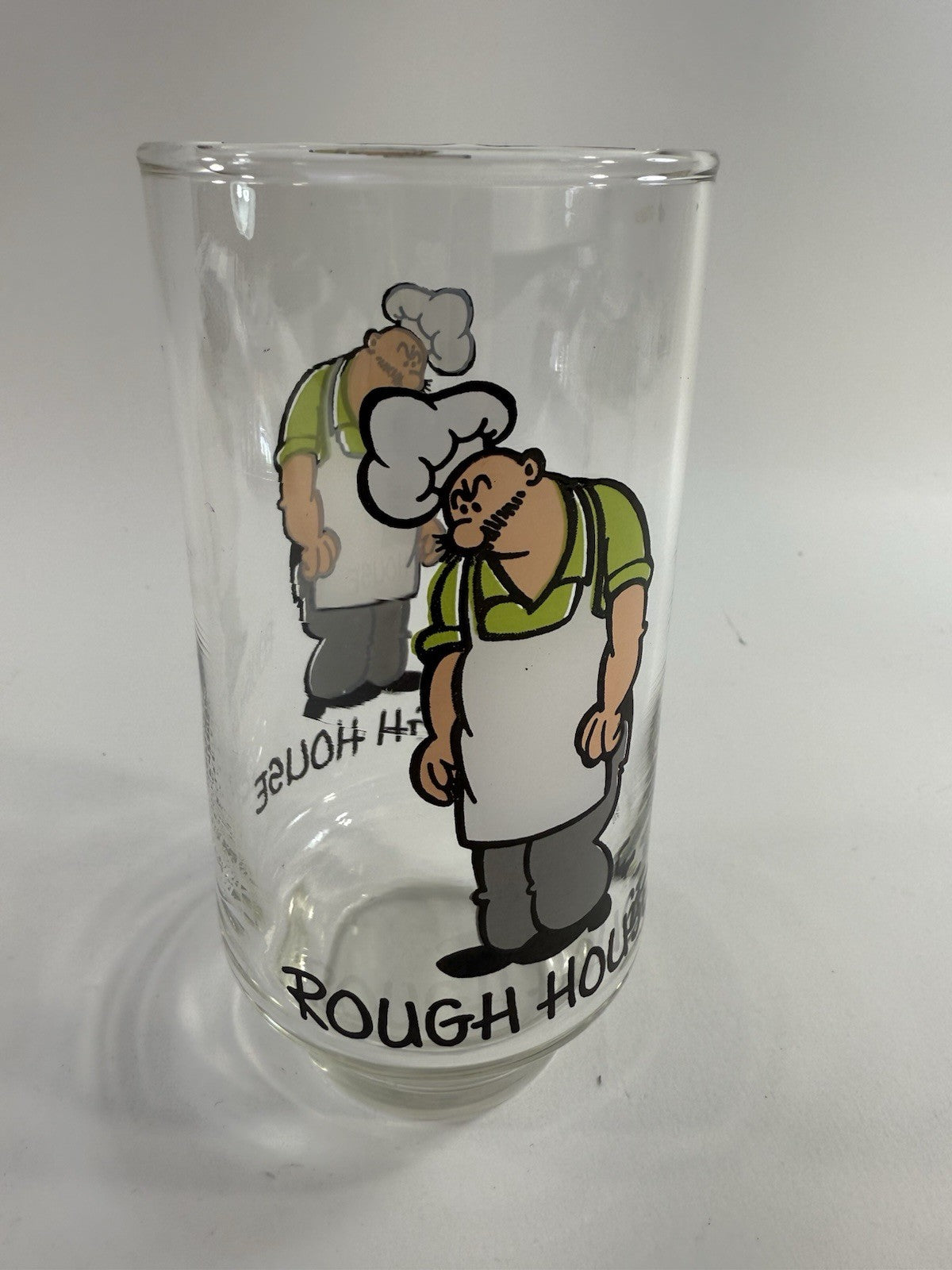 Vintage 1975 Rough House Coca-Cola Kollect-A-Set Series 6” Drinking Glass
