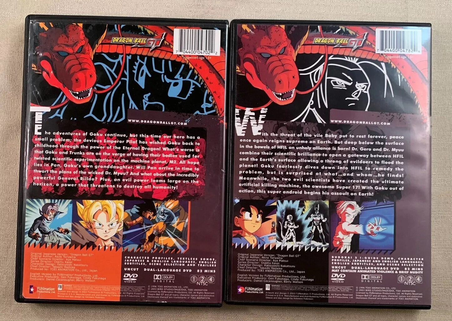 Dragon Ball GT:  Affliction (DVD Bundle) Dragon Ball GT: Calculations - Tested