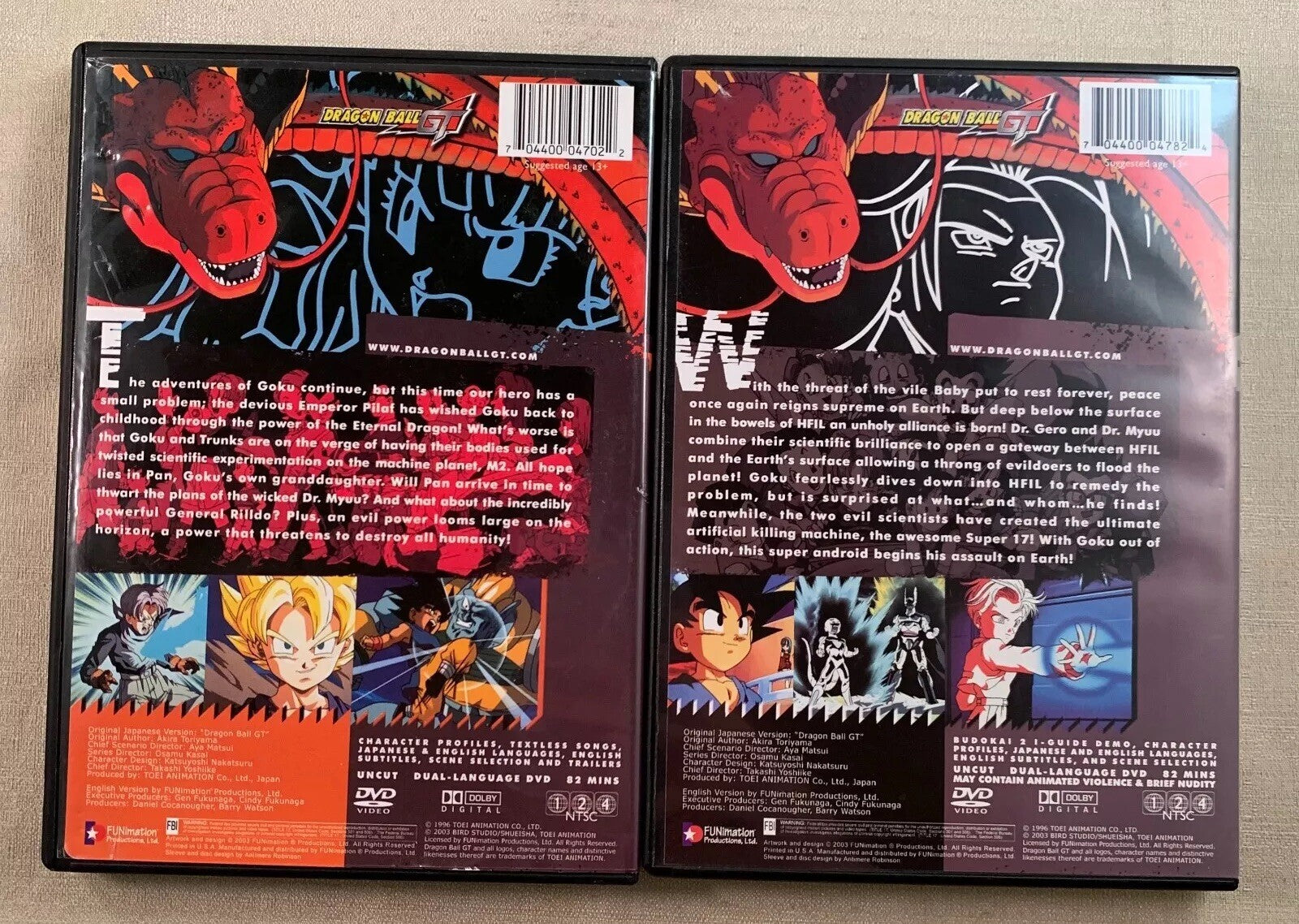 Dragon Ball GT:  Affliction (DVD Bundle) Dragon Ball GT: Calculations - Tested