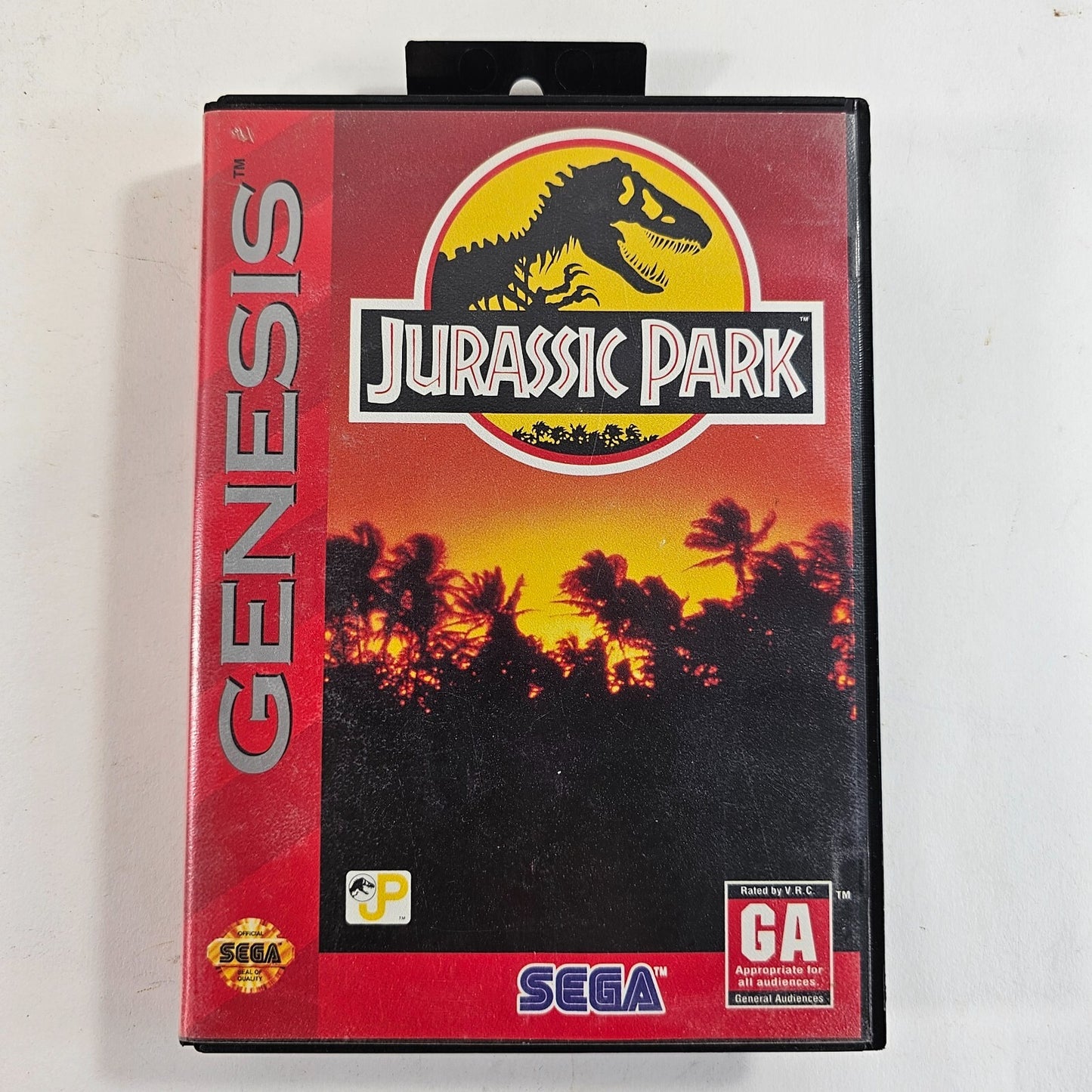 Jurassic Park (Sega Genesis, 1993) Game and Case - Tested and Working