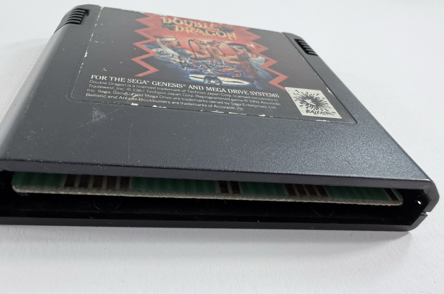 Double Dragon (Sega Genesis/Mega Drive, 1992) Game Cartridge - Tested & Working