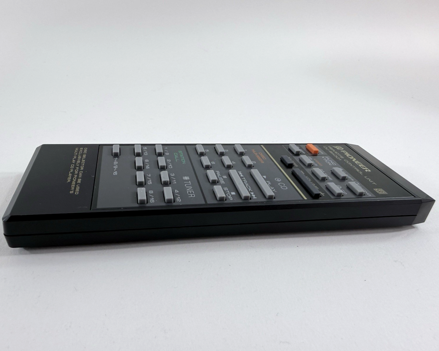Pioneer CU-SA001 Original Stereo Receiver Remote Control - Tested