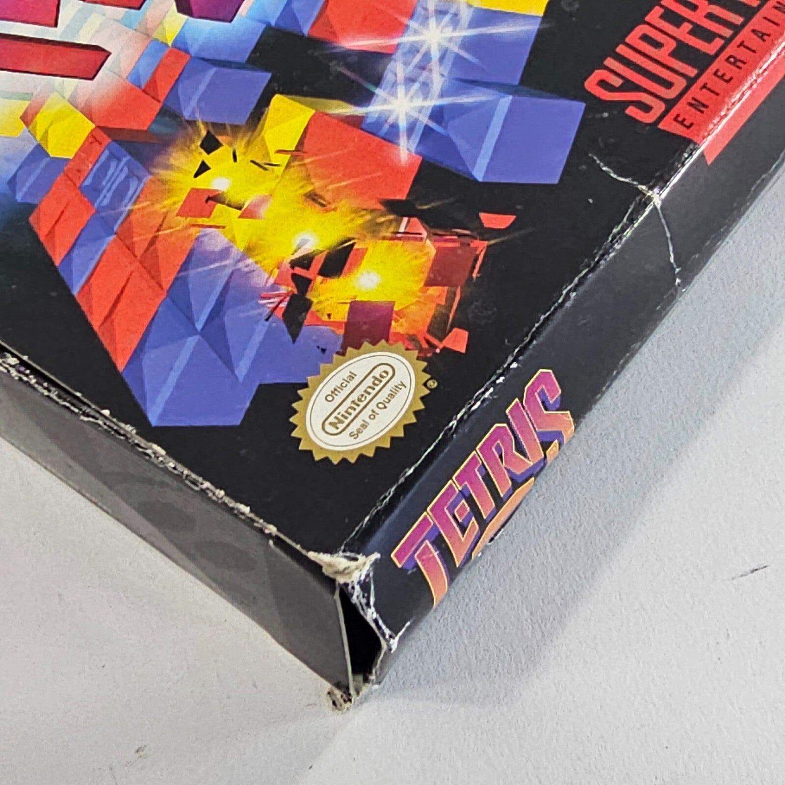 Tetris 2 (Super Nintendo, 1994) Game Box Manual Inserts Poster - Tested