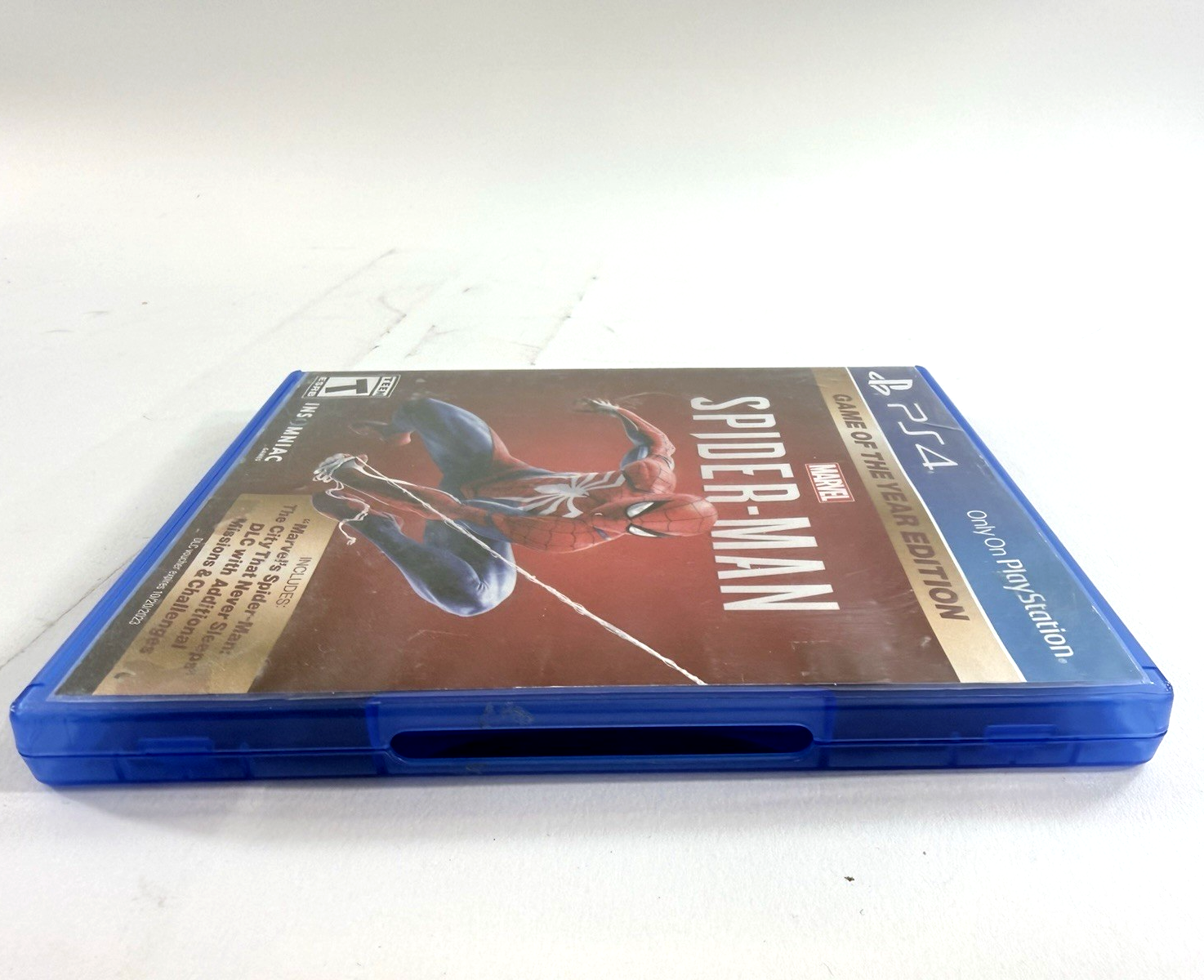 Marvel Spider-Man (PlayStation 4, 2018) Game, Case, Insert - Tested and Working