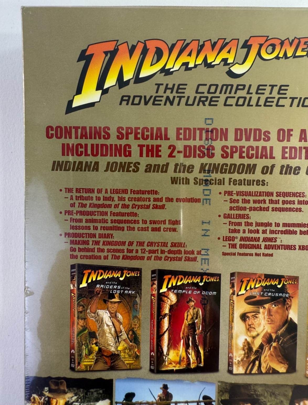 Indiana Jones: the Complete Adventure Collection (DVD, 2008) New, Factory Sealed