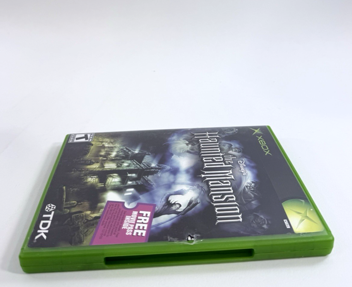 The Haunted Mansion (Xbox, 2003) Game, Case, Manual, Reg. Card, Ticket - Tested