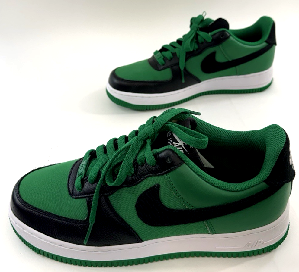 Nike Air Force 1 Low By You Custom DV3907-900 Green/Black US Women's 9 Shoes