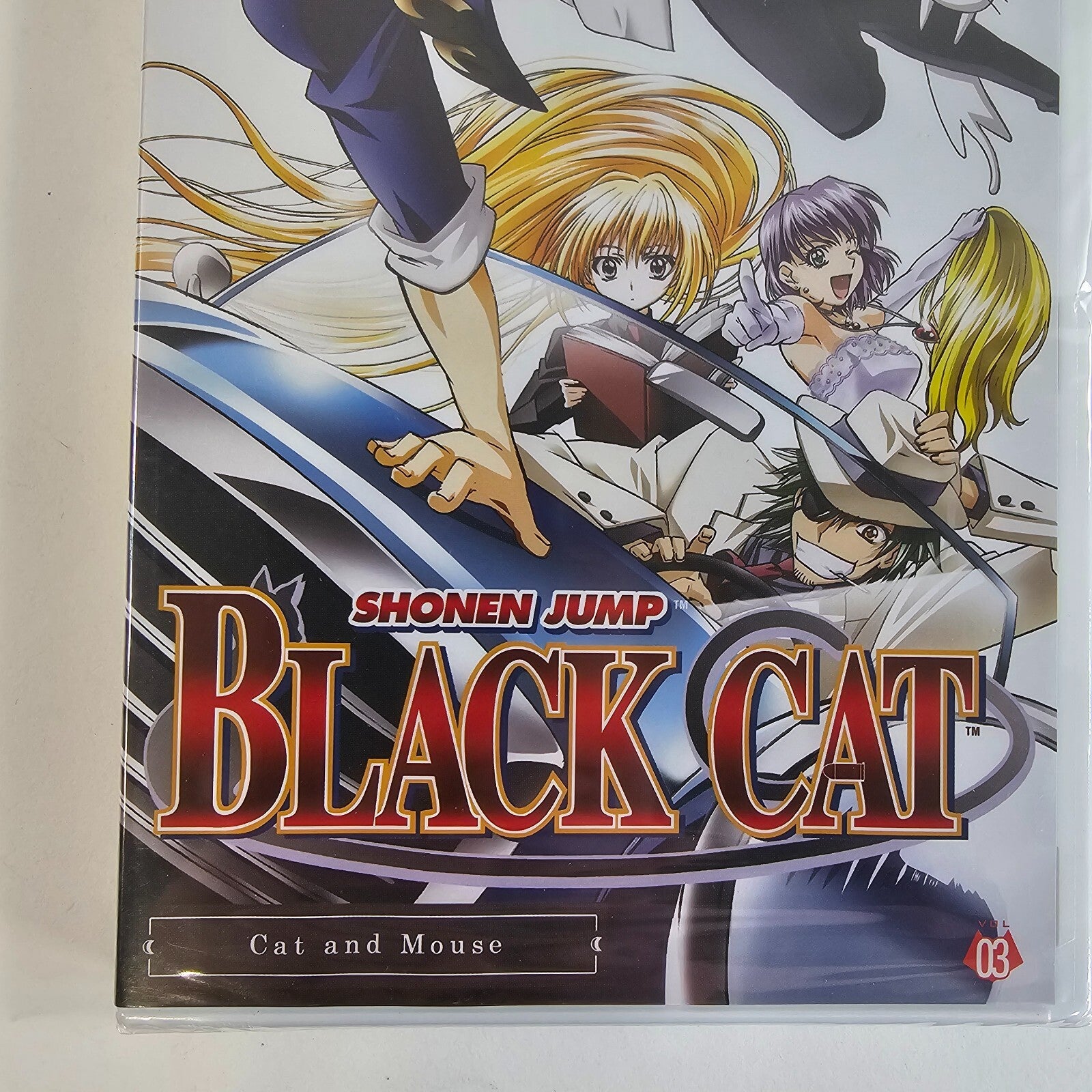 Shonen Jump Black Cat - Vol. 3: Cat and Mouse (DVD, 2007) NEW