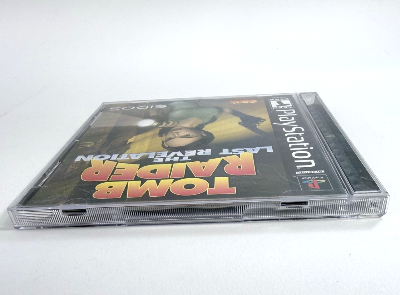 Tomb Raider: The Last Revelation (PlayStation 1, 1999) Game Case Manual Reg.