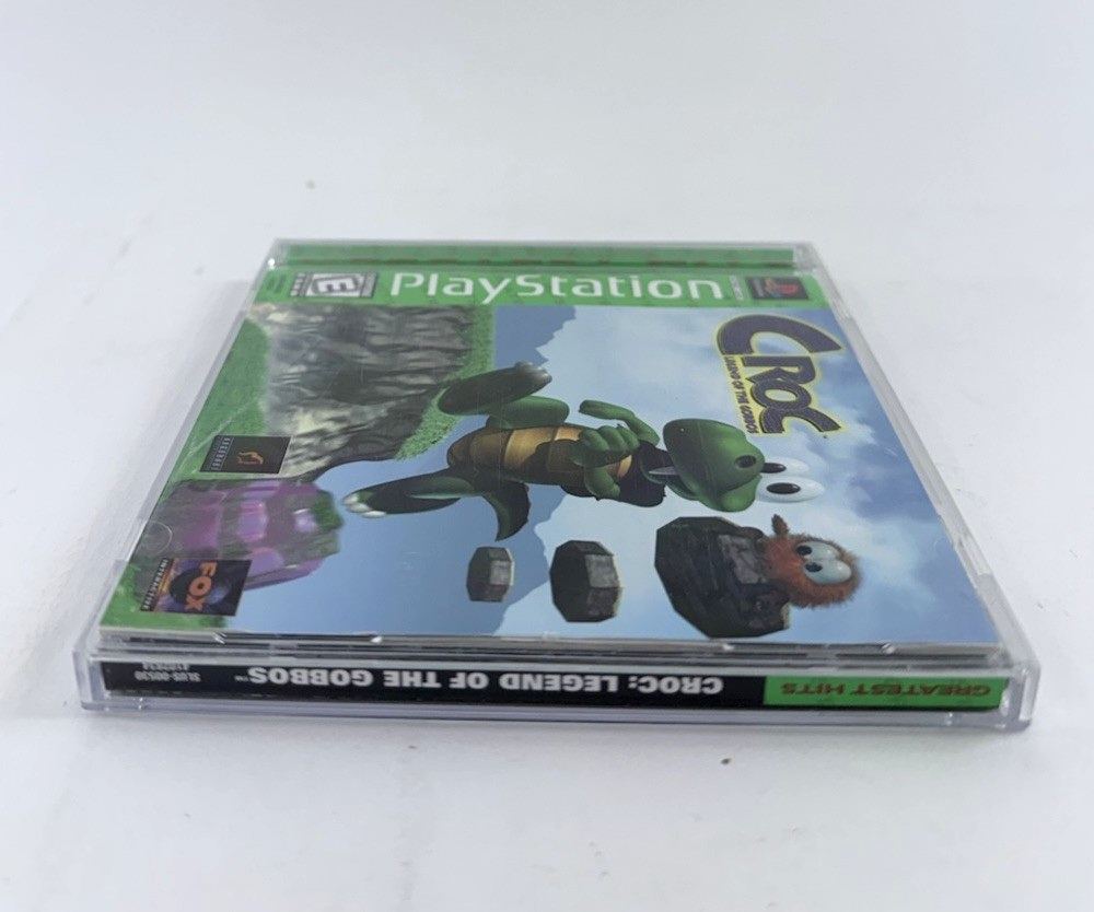 Croc: Legend of the Gobbos (PlayStation 1, 1998) Game Case Manual Registration