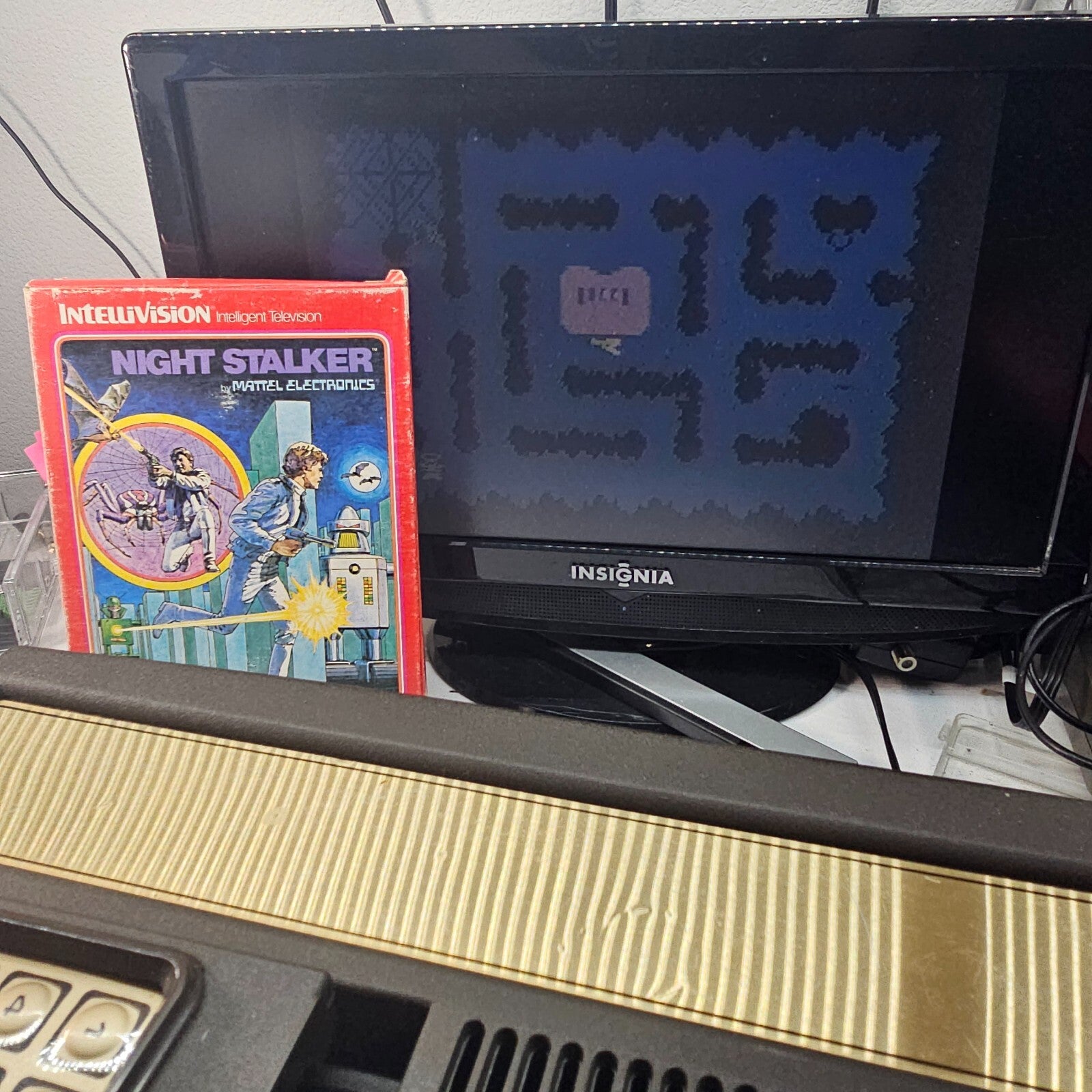 Night Stalker (Intellivision, 1982) Game Case Manual Overlays - Tested