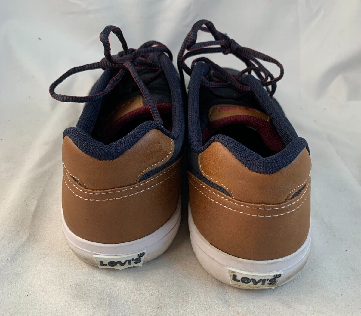 Levi's Performance Men's Beaumont Navy/Burgundy Comfort Insole Sneaker Shoes