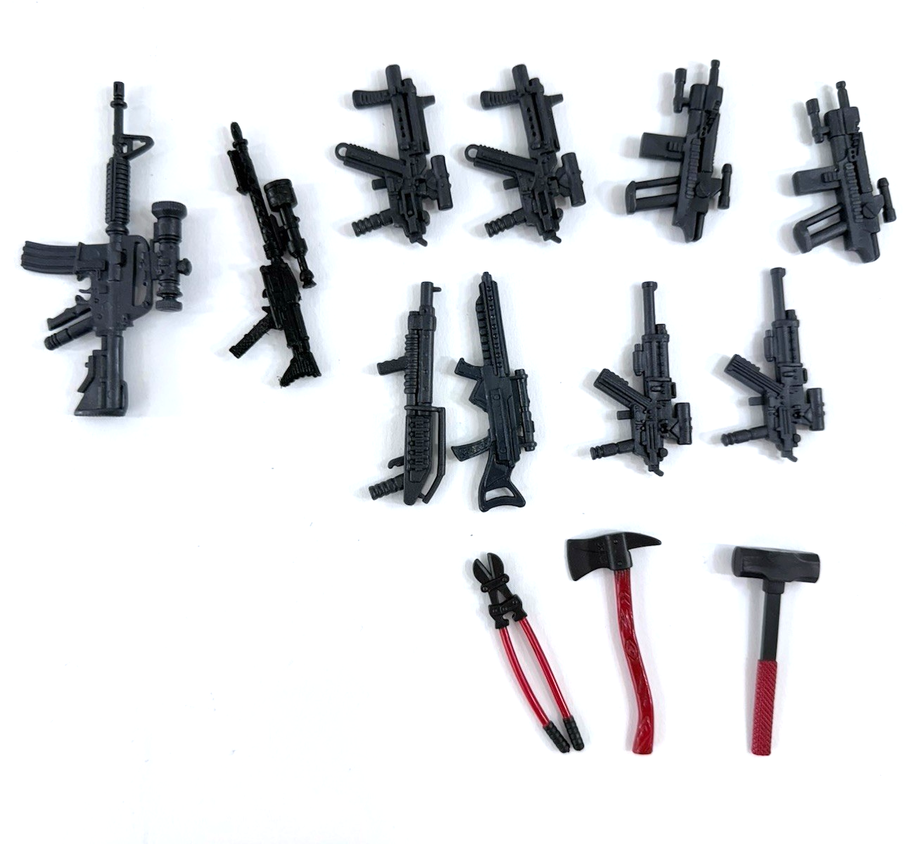 Chap Mei 3.75” Police Force/Soldier Force Action Figures With Accessories