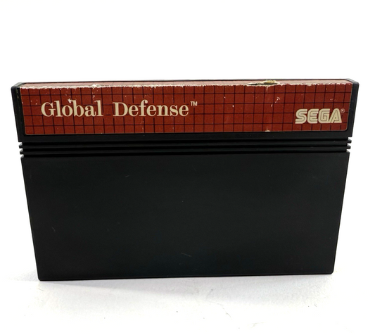 Global Defense (Sega Master System, 1987) Game Cartridge - Tested And Working