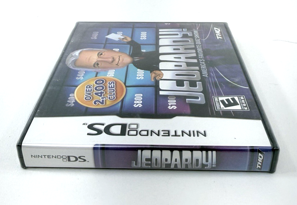 Jeopardy (Nintendo DS, 2010) New, Factory Sealed Alex Trebek Quiz Game