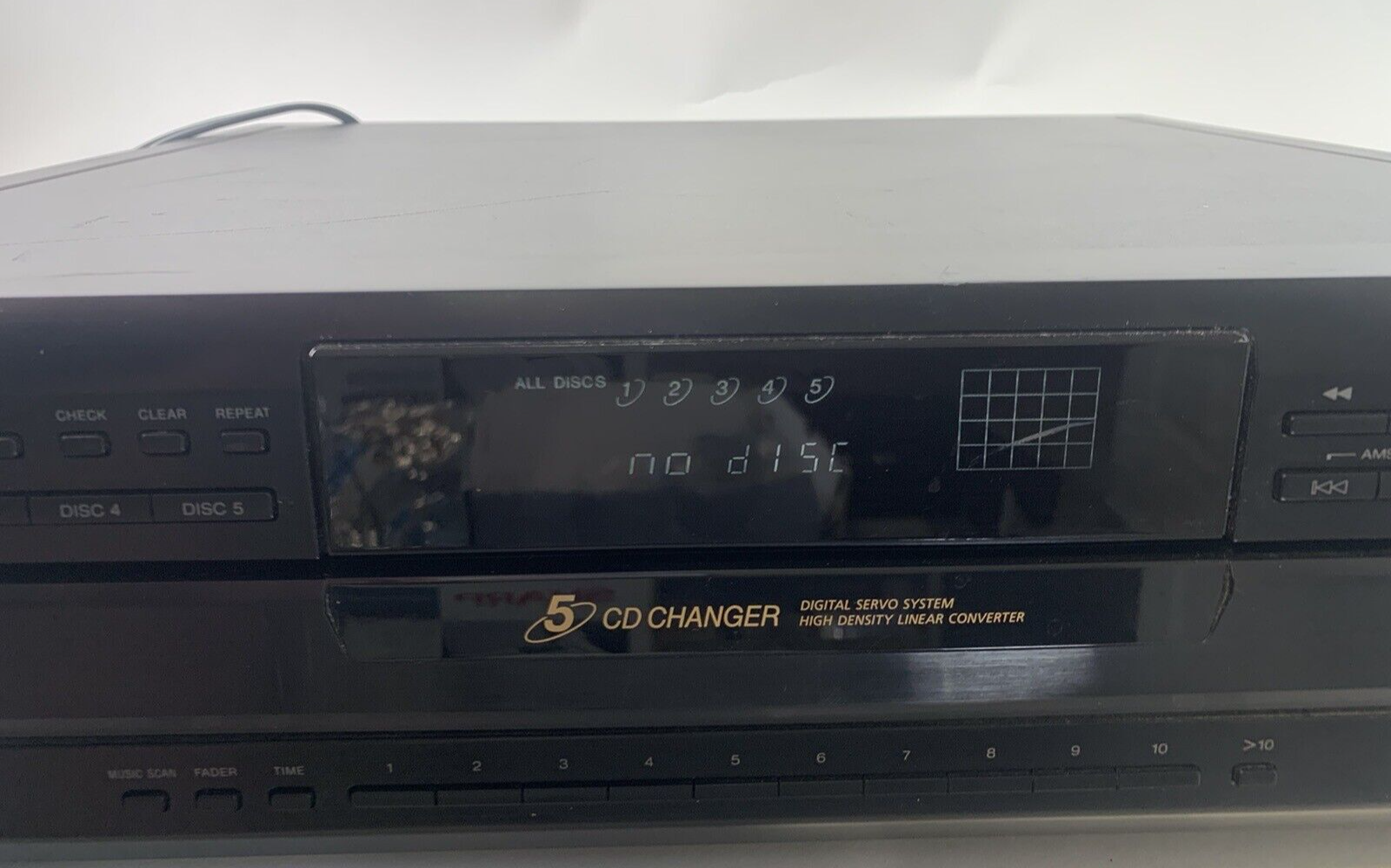 Sony CDP-C350Z CD Changer 5 Compact Disc Player HiFi Stereo Vintage Home Audio