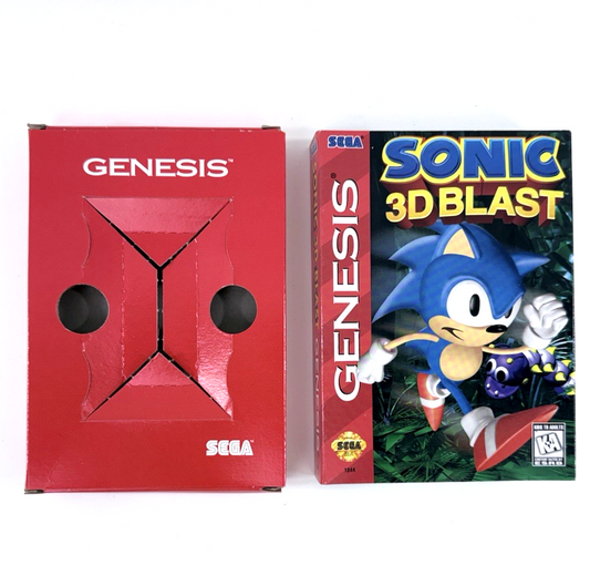 Sonic 3D Blast (SEGA Genesis) Original Cardboard Box - No Game