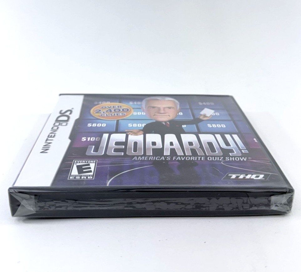 Jeopardy (Nintendo DS, 2010) New, Factory Sealed Alex Trebek Quiz Game