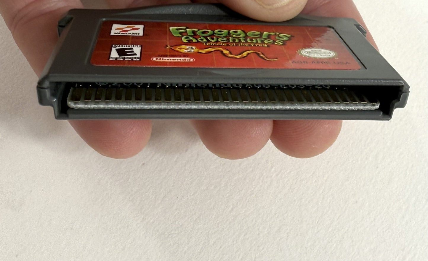 Frogger's Adventures: Temple of the Frog (GameBoy Advance, 2001) Game Cartridge