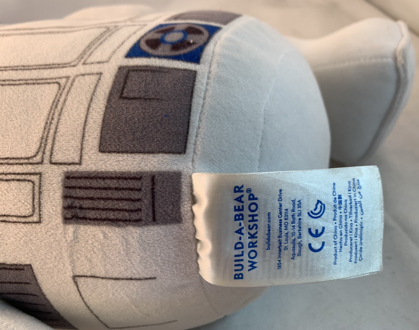 Build A Bear 2017 Star Wars 8" R2-D2 Retired Plush with Sounds