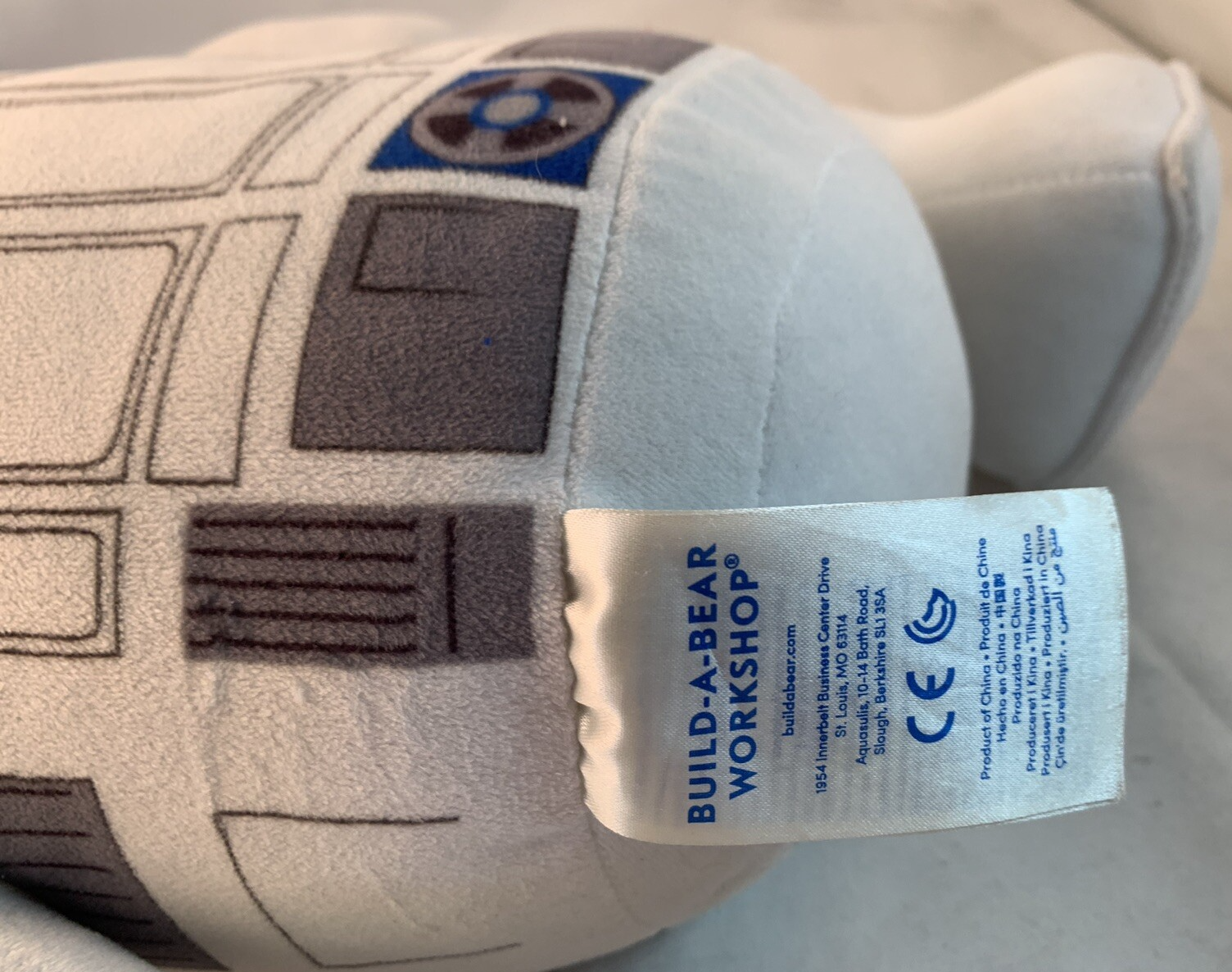 Build A Bear 2017 Star Wars 8" R2-D2 Retired Plush with Sounds