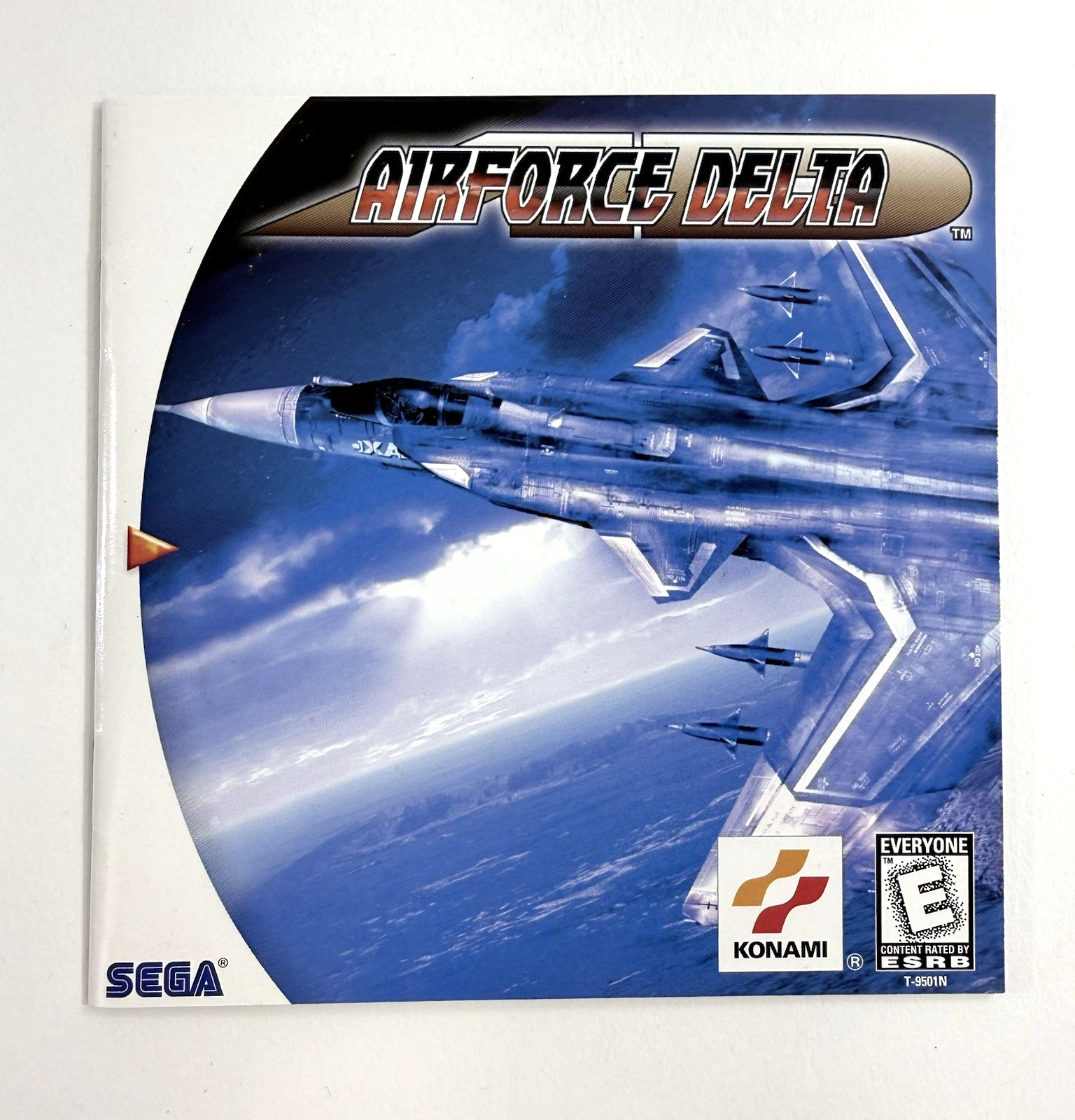 AirForce Delta (Sega Dreamcast, 1999) Game, Case, Manual - Tested And Working
