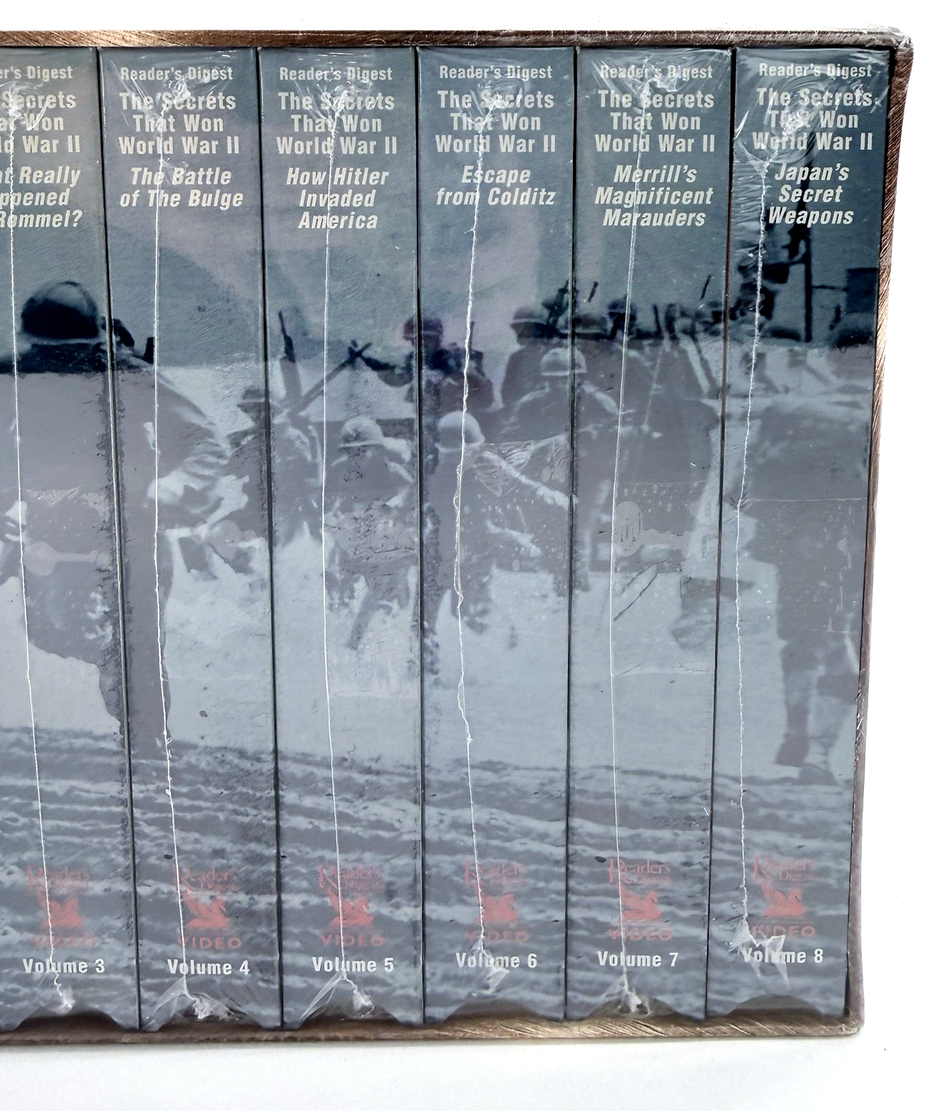 Reader's Digest The Secrets That Won World War II (VHS Collector Set, 2001) New