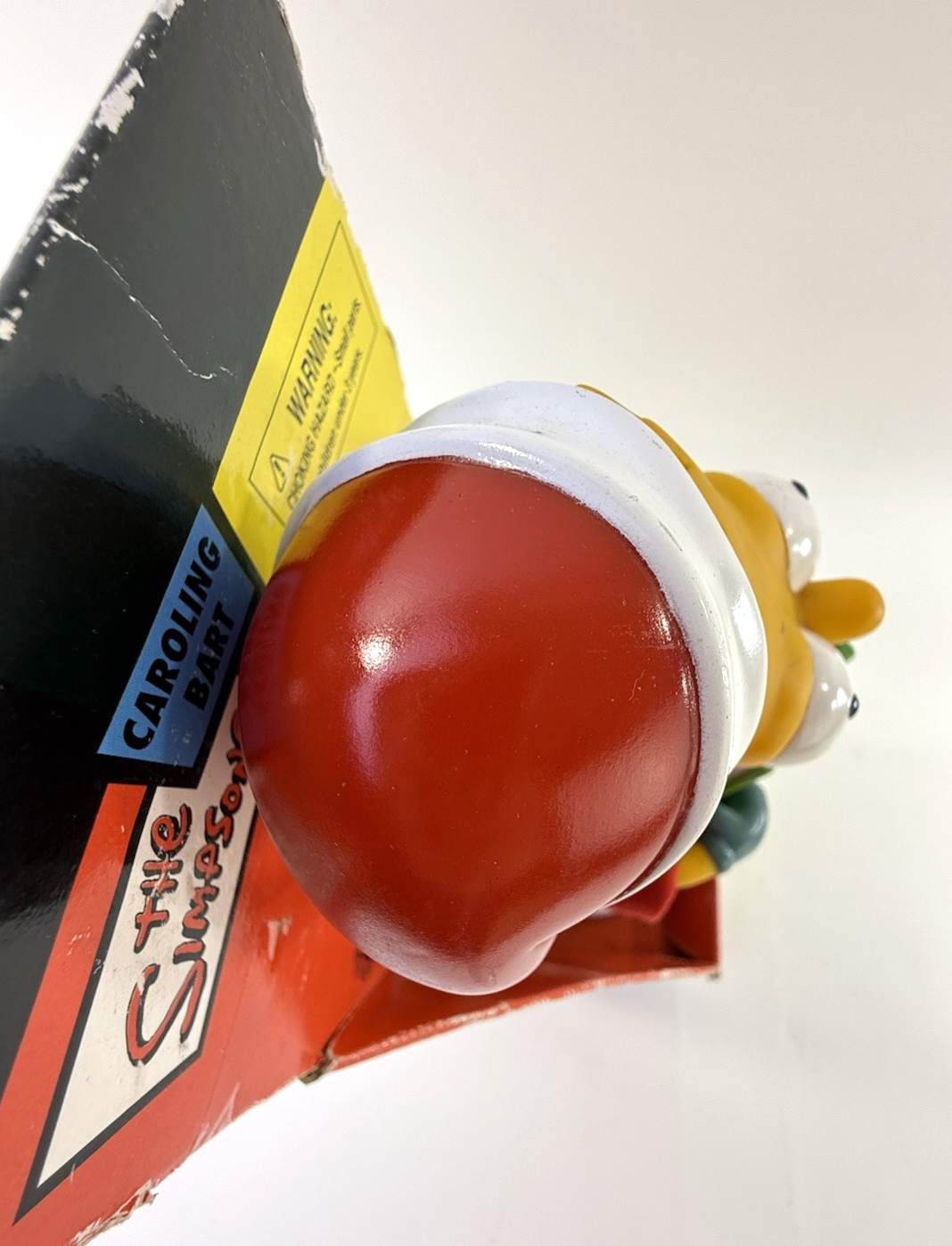 Gemmy 2002 Simpsons 12" Caroling Bart Animated Figure In Box - Read