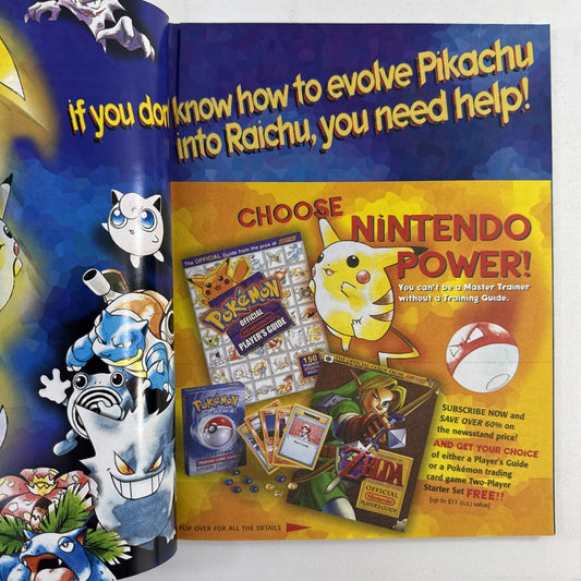 Nintendo Power Magazine Vol. 120 May 1999 with Harrier 2001 Poster and Inserts