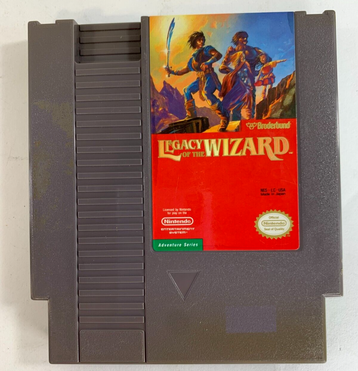 Legacy of the Wizard (Nintendo NES, 1989) Game Cartridge - Tested and Working