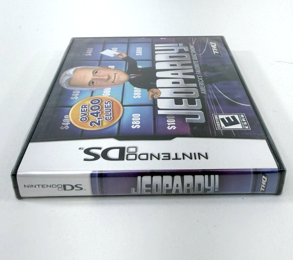 Jeopardy (Nintendo DS, 2010) New, Factory Sealed Alex Trebek Quiz Game
