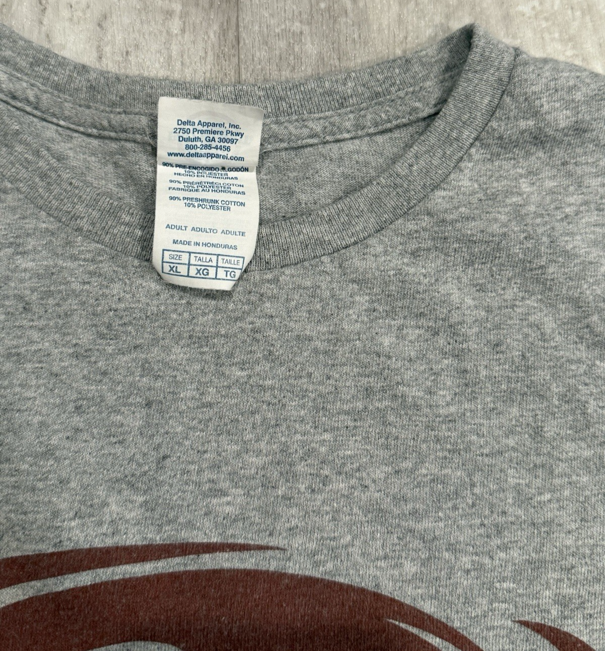 Delta Pro Weight Dr. Pepper Est. 1885 Logo Adult XL Crew Neck T-Shirt