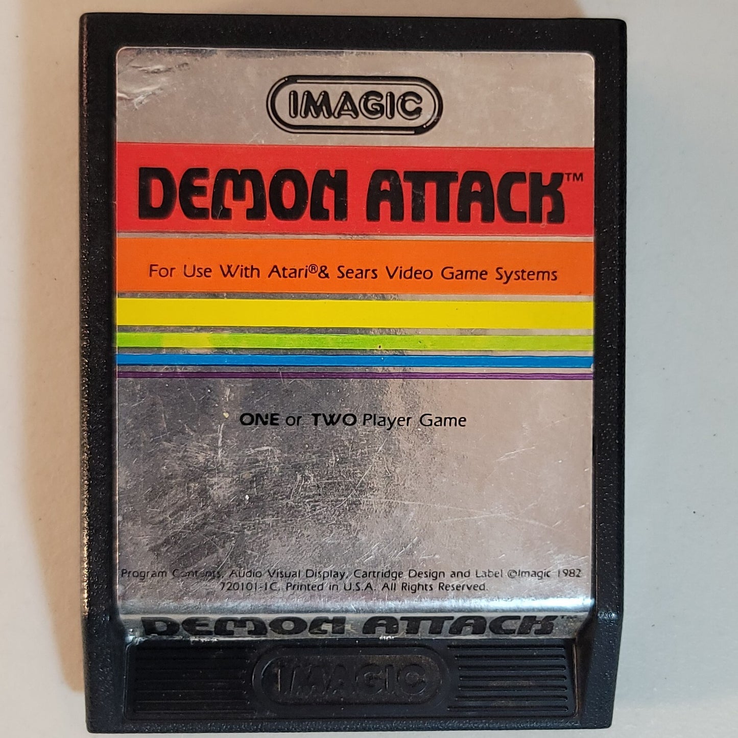 Demon Attack (Atari 2600, 1982) Game Cartridge