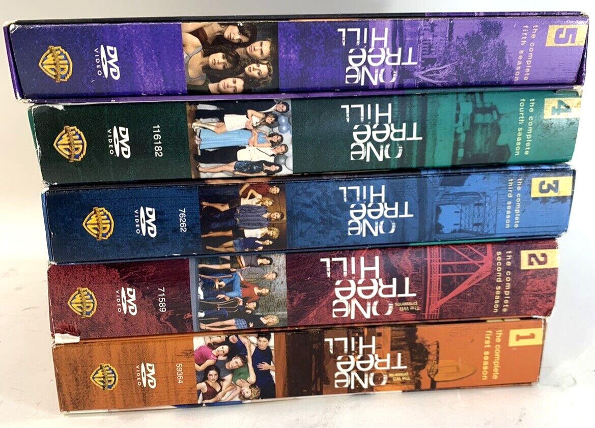One Tree Hill - Seasons 1-5 (DVD, 2009, 6-Disc Sets) 1 2 3 4 5  - Tested