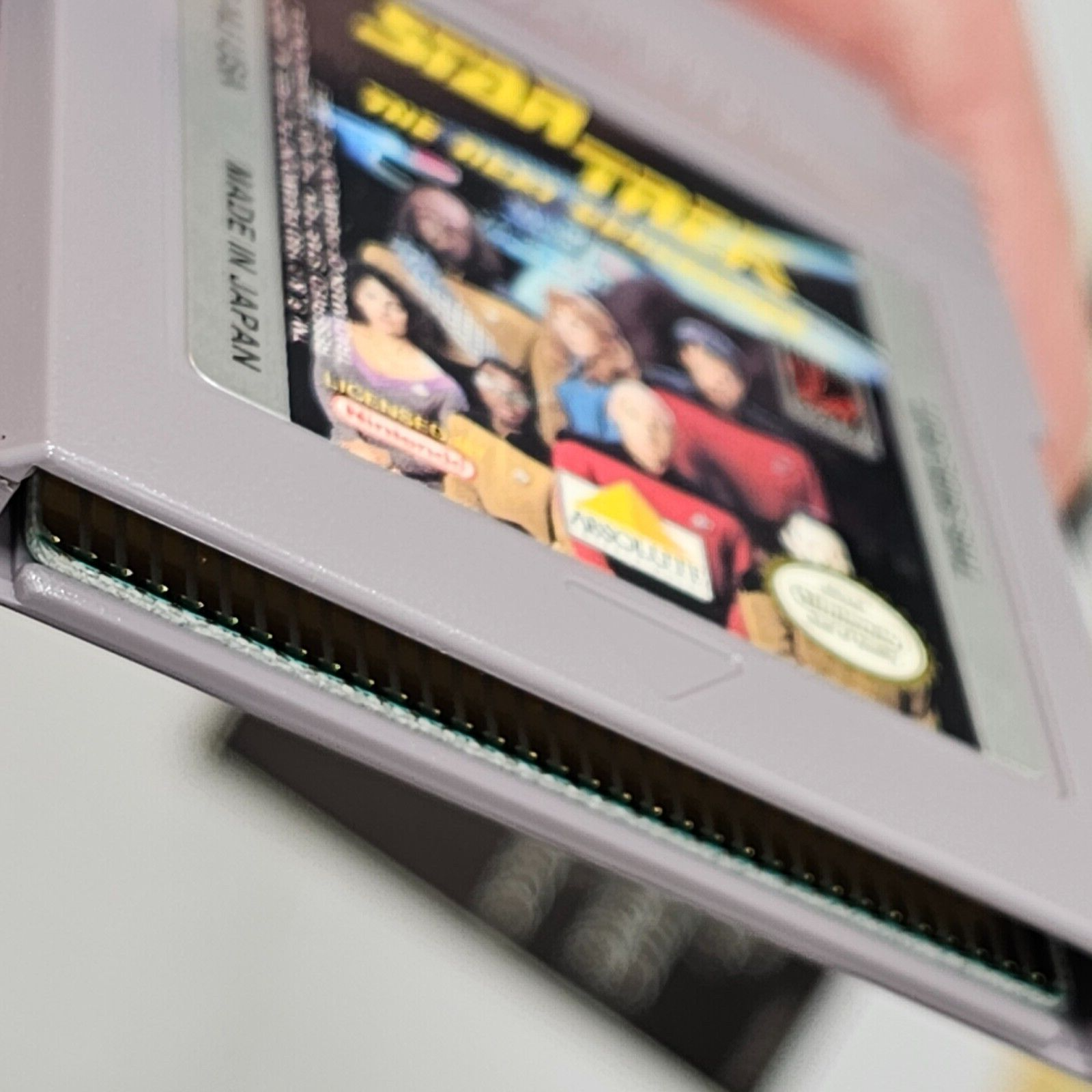 Star Trek The Next Generation (Gameboy, 1993) Game, Box, Manual, Inserts